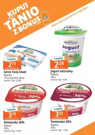 E.Leclerc gazetka tydzień 38 Strona 5: Jogurt naturalny Piątnica €2,29, Serek Twój Smak Piątnica €2,75