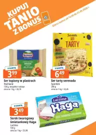 E.Leclerc gazetka tydzień 38 Strona 9: Ser topiony w plastrach Hochland €3,99, Ser tarty serenada Spomlek €6,49