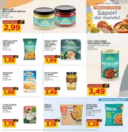 Volantino Alì Supermercati Pagina 17: Wheat wrap tortillas Don Enrico México €1,99, Couscous Tipiak semola oro €1,99