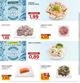 Volantino Alì Supermercati Pagina 6: Polpo pulito €1,89, Tartare di tonno €4,90