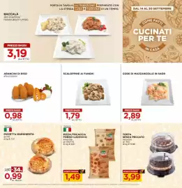 Volantino Alì Supermercati Pagina 9: Baccalà alla vicentina/mantecato/in umido €3,19, Scaloppine ai funghi €1,79