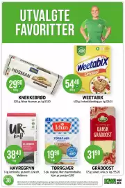 Kiwi kundeavis uke 38 Side 20: Weetabix Original €54,40, Arla Gräddost €31,90