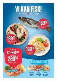 CC Mat kundeavis uke 38 Side 6: Krabbeskjell håndrenset €99,00, Ferske reker €269,00