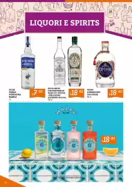 Volantino Zona Pagina 20: London Dry Gin Opihr €18,90, Vodka Wiborowa Bianca €7,90