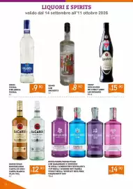 Volantino Zona Pagina 22: Rum Elixir de Cuba 7 Anni Legendario €15,90, Vodka Finlandia €9,90