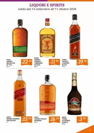 Volantino Zona Pagina 23: Whisky Johnnie Walker Red €13,90, Whisky Bulleit Bourbon €16,90
