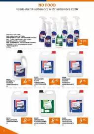 Volantino Zona Pagina 22: Brillantante +performance €8,09, Detergente piatti igienizzante +performance €6,90