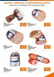 Volantino Zona Pagina 3: Ventricina piccante +Performance €8,69, Mortadella a metà +performance €5,59