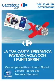 Volantino Carrefour Iper | Punti Sprint Payback Pagina 1