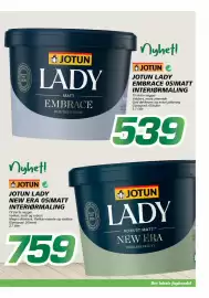 Coop Byggmix kundeavis Side 3: JOTUN LADY NEW ERA 05/MATT INTERIØRMALING €759,00