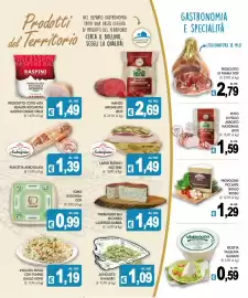 Volantino PrestoFresco Pagina 2: Prosciutto cotto alta qualità riccafetta Raspini cinque stelle €1,49
