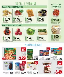 Volantino PrestoFresco Pagina 4: Nuggets di merluzzo capitán findus €2,99, Gelato Raffaello/Ferrero Rocher €2,79