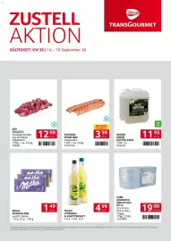 Transgourmet Flugblatt woche 38 Seite 1: Schwein Spare Ribs €3,99, Pulco Zitronen- & Limettensaft €4,99
