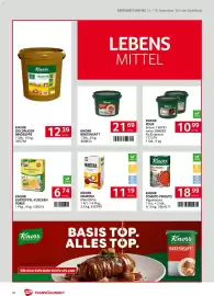 Transgourmet Flugblatt woche 38 Seite 20: Knorr Kartoffel-Flocken Püree €6,74, Knorr Maizena Maisstärke €11,19