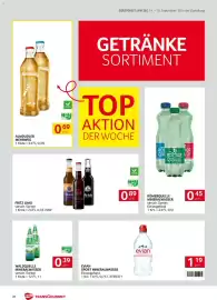 Transgourmet Flugblatt woche 38 Seite 28: Fritz Limo €0,89, Waldquelle Mineralwasser €0,39