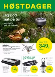 Felleskjøpet kundeavis Side 4: North Trail Tornado hodelykt €499,00, North Trail Retro Camp lanterne €299,00