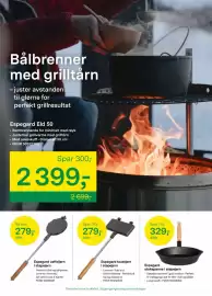 Felleskjøpet kundeavis Side 5: Espegard stekepanne i støpejern €329,00, Bålbrenner med grilltårn €2.399,00