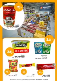 Havaristen kundeavis Side 2: Olivero Smør & olivenolje €25,00, Nidar Laban Seigmann og Seigdamer €15,00