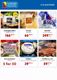 Nordby Supermarket kundeavis uke 38 Side 1: Kolibrie €39,95, Ytrefilet av svin €59,95