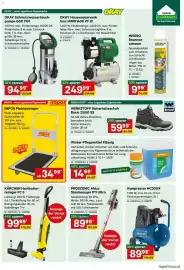 Lagerhaus Flugblatt Seite 5: OKAY Hauswasserwerk Inox HWW1400 VF III €249,99, KÄRCHER Hartboden-reiniger FC 5 €99,99