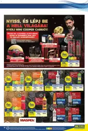 Metro akciós újság Oldal 11: Zubrowka biala vodka €4.899,00, Topjoy gyümölcsital €199,00