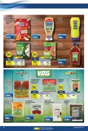 Metro akciós újság Oldal 4: Happy-frucht fehérbab €2.099,00, Pomme d'Or paradicsompüré €299,00