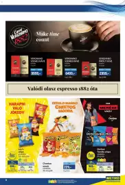 Metro akciós újság Oldal 9: Vergnano szemes kávé €6.499,00, Vergnano örölt kávé €2.999,00