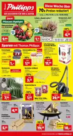 Thomas Philipps Prospekt woche 38 Seite 1: Einmachgläser-Set €1,66, Backofen-Grillkorb €3,33