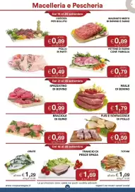 Volantino In Coop Pagina 16: Trancio Di Pesce Spada €1,69, Fusi E Sovracosce Di Pollo €0,59
