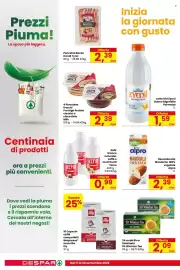 Volantino Despar Pagina 10: Kefir Yomo €0,99, Tè verde Bio o Deteinato Sir Winston Tea €2,09