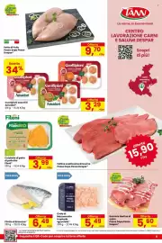 Volantino Despar Pagina 5: Petto di Pollo Passo dopo Passo Despar €9,70, Coda di Mazzancolla tropicale sgusciata €5,49