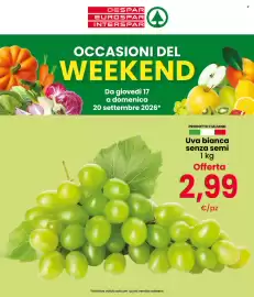Volantino Despar Pagina 1: Uva bianca senza semi €2,99