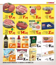 Volantino Conad | Convenienza Più Pagina 2: Fettine di Coppa di Suino Senza Osso €7,95, HAMBURGER DANESE SKIN €3,90