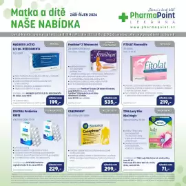 PharmaPoint leták Strana 2: Femibion 2 Těhotenství €535,00, Glenmark magnesii lactici 0,5 tbl. medicamenta €199,00