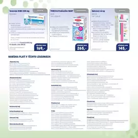 PharmaPoint leták Strana 4: Terezia probiotika baby €265,00, Tasectan Kids 250 mg €169,00