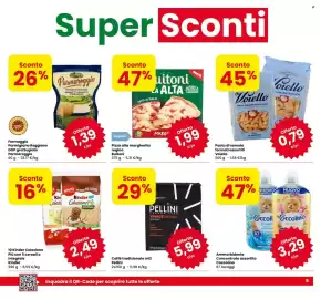 Volantino Eurospar Pagina 5: Ammorbidente concentrato assortito Coccolino €3,29, Caffè tradizionale n42 Pellini €5,99