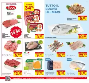 Volantino Eurospar Pagina 7: Cuori ripieni assortiti €3,29, Filetto di branzino €6,49