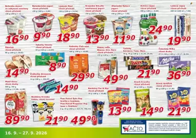 ESO MARKET leták Strana 5: Krajanka DeLuXe smetanový jogurt různé příchutě €13,90, Milka různé druhy €36,90