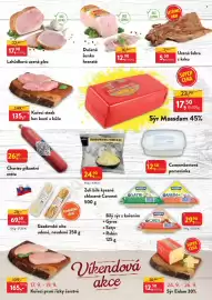 MP Krásno leták Strana 2: Dušená šunka hranatá €12,90, Kuřecí steak bez kosti a kůže €135,00