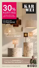 Karwei folder Pagina 1: Hang- & tafel- & vloerlampen
