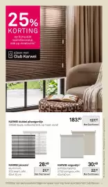 Karwei folder Pagina 13: Karwei rol gordijn €30,49, Karwei jaloezie €28,49