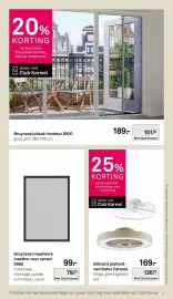 Karwei folder Pagina 14: Bruynzeel maatwerk inzethor voor ramen S500 €79,20, Brilliant plafond-ventilator Catania €126,75