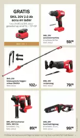 Karwei folder Pagina 40: Skil 20v hand kettingzaag €99,99, Skil 20v boorhamer €89,99