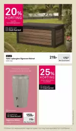 Karwei folder Pagina 44: Regenton Mason €119,00, Keter opbergbox Signature Walnut €175,20