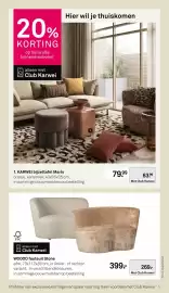 Karwei folder Pagina 8: Wooood fauteuil stone €269,00, Bijzettafel Marlo €63,99