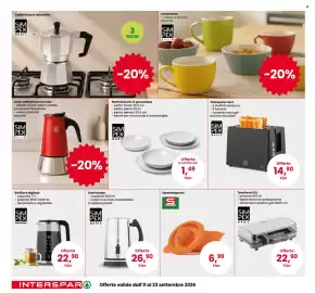 Volantino Interspar Pagina 2: Spremiagrumi S Budget €6,99, Piatti bianchi in porcellana Simpex Basic €1,49