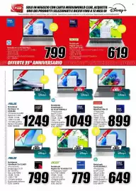 Volantino MediaWorld Pagina 11: Asus Zenbook 14 UM3406 €1.249,00, Notebook 15-FD1007NLX €799,00