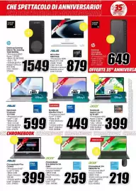 Volantino MediaWorld Pagina 12: Asus All in One VM670GA €879,00, Desktop Gaming Omen 16L Gaming €1.549,00