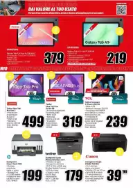 Volantino MediaWorld Pagina 13: Brother Stampante Laser Monocromatica 3 in 1 €179,00, Lenovo Tablet Idea Tab Plus €319,00