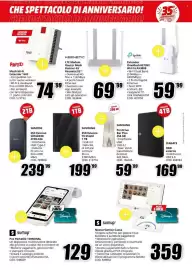 Volantino MediaWorld Pagina 16: Tp-link Extender OneMesh RE705X €59,99, Nuova SumUp Cassa €359,00